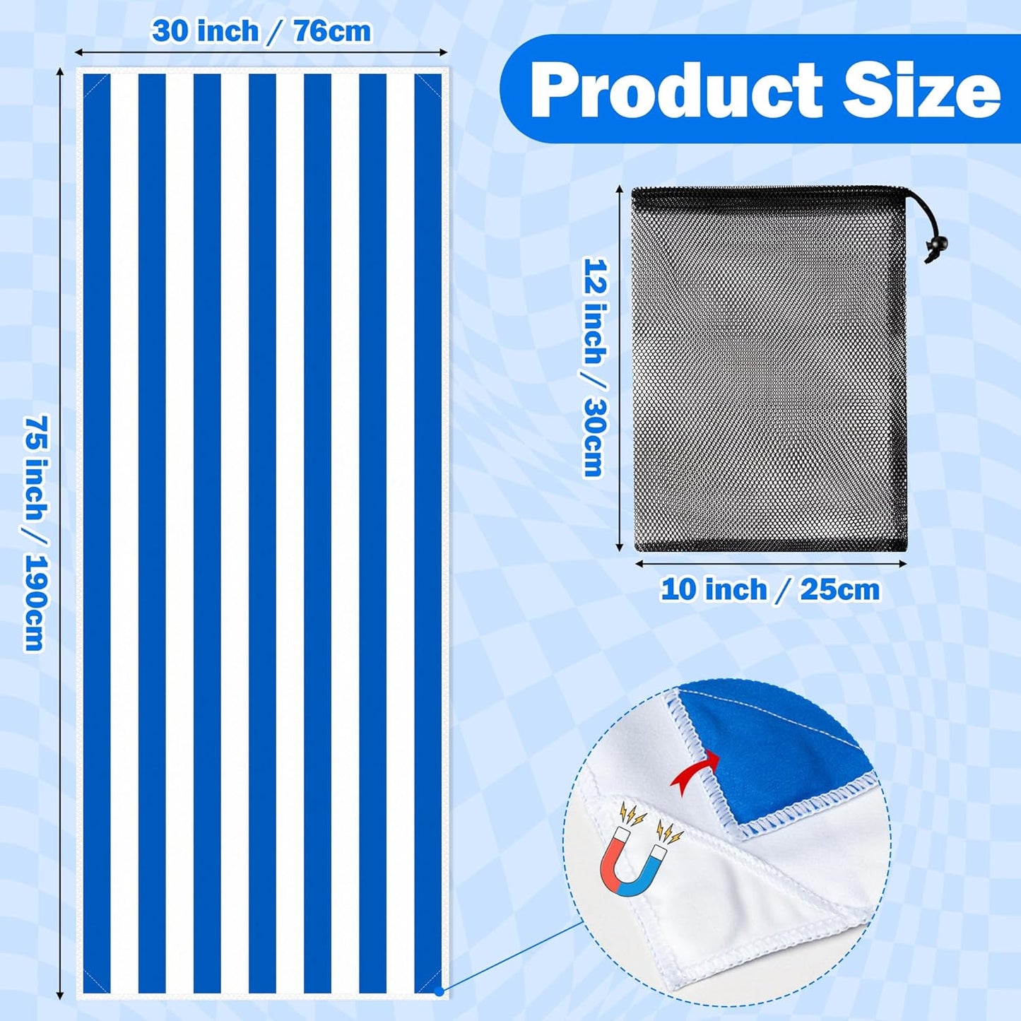 magnetic beach towel